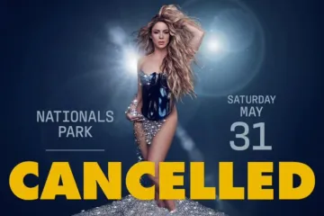 Shakira show cancelled in DC now